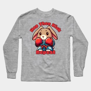 Kickboxing rabbit Long Sleeve T-Shirt